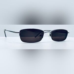 Wisps WH5218 Gunmetal Oval Half-Rim Sunglasses Frames Only